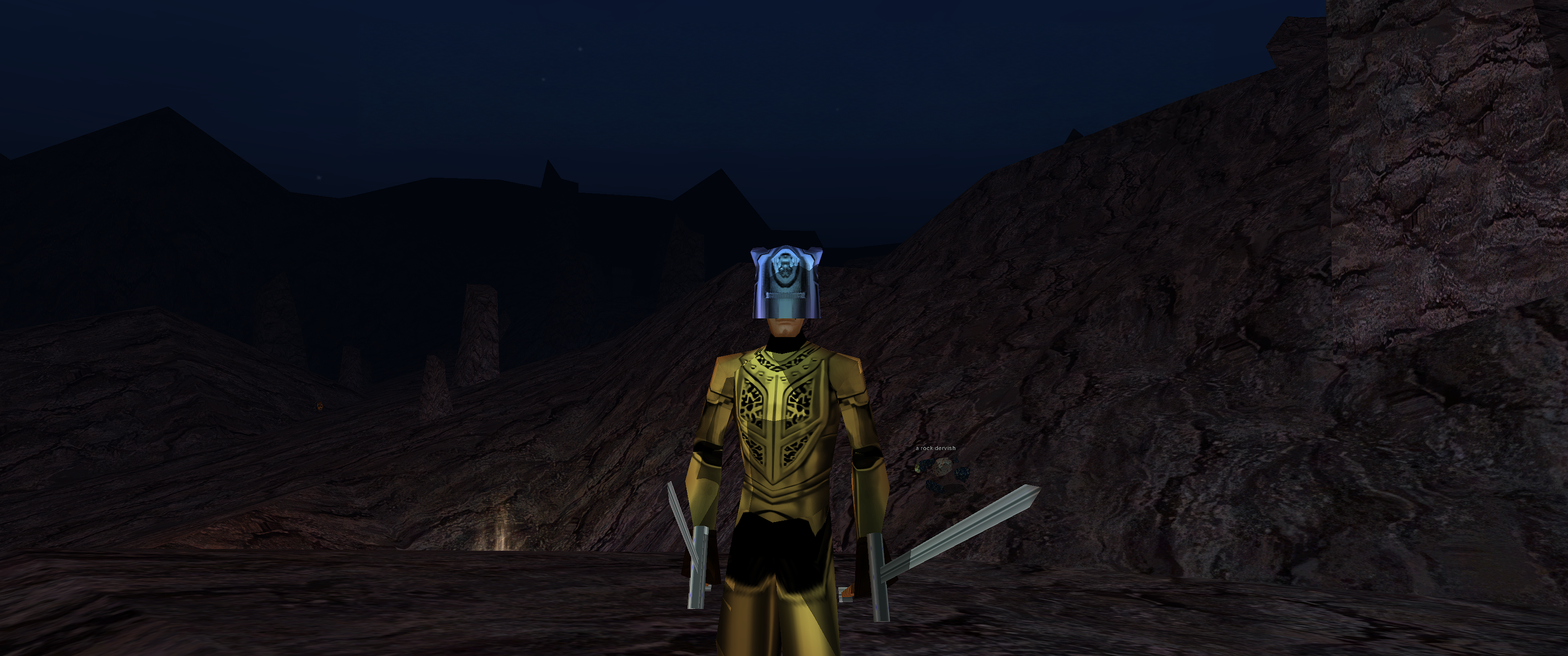 EverQuest Legends character, equipment, and Lavastorm environment using SpinTexture enhanced textures